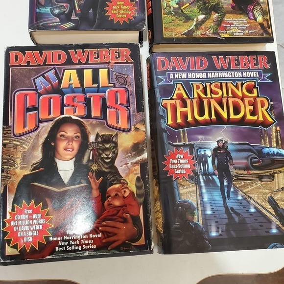 David Weber Classic 4 Book Science Fiction Bundle Novel Vintage Set - Picture 3 of 11